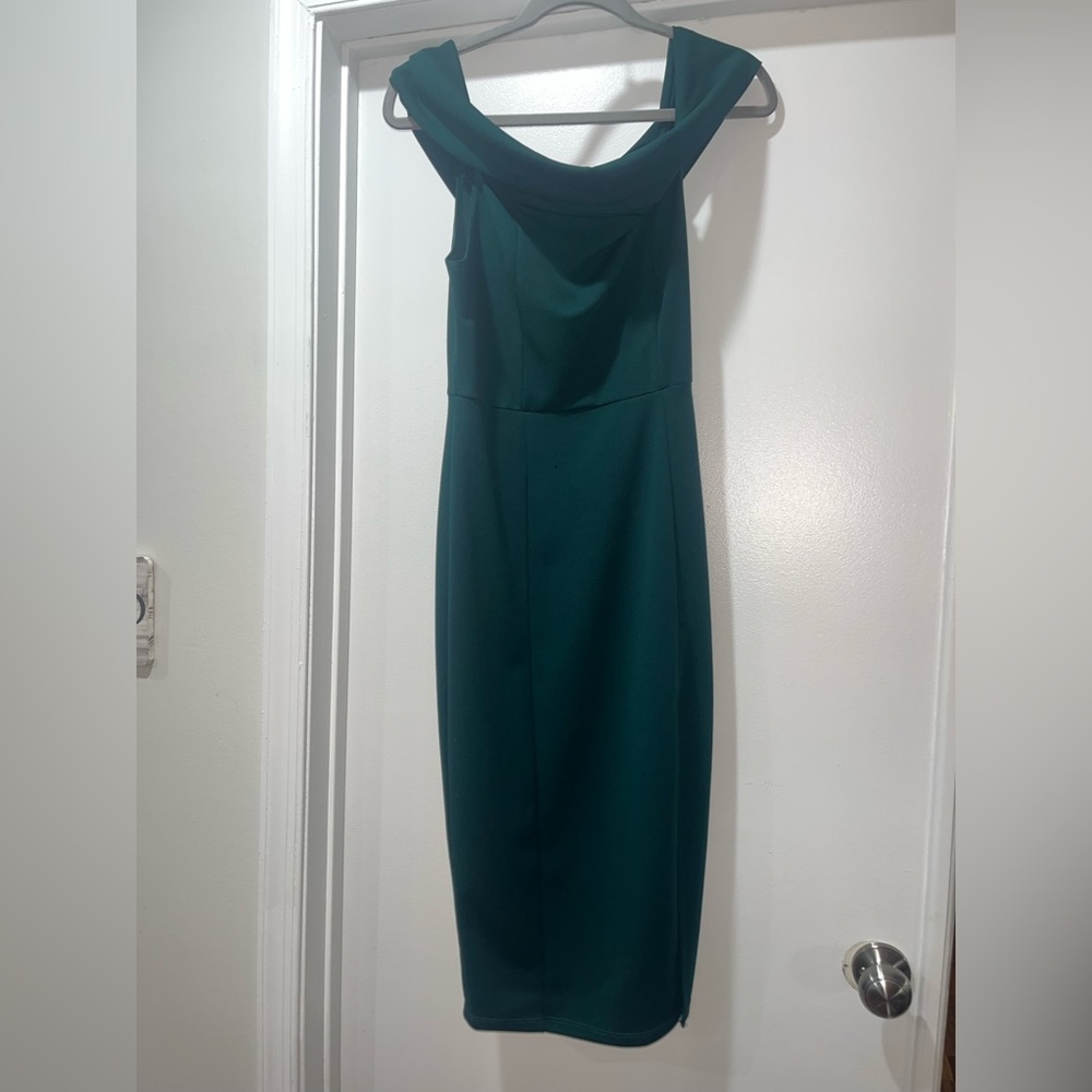 Windsor Kate Formal Crepe Midi Dress